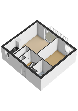Floorplan - Bunschoter Veenkamp 70E, 3751 JD Bunschoten-Spakenburg
